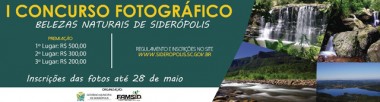 &Uacute;ltimos dias para inscri&ccedil;&otilde;es no concurso fotogr&aacute;fico &ldquo;belezas naturais de Sider&oacute;polis&rdquo;