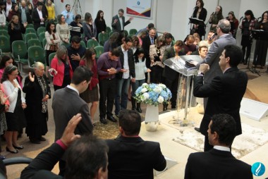 Culto da tem&aacute;tica trimestral foi realizado no templo sede AD I&ccedil;ara