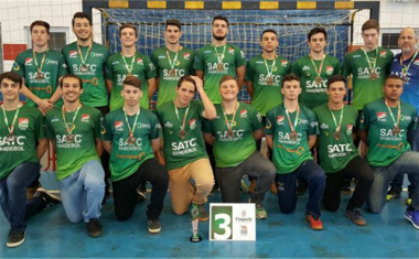 Handebol da Satc conquista o bronze nos Joguinhos Abertos 