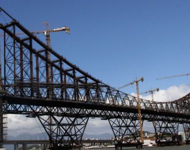 Obras na Ponte Hercílio Luz entram em uma nova etapa nesta segunda
