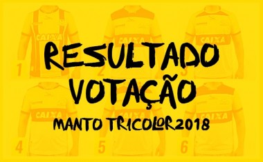 Resultado da votação do Manto Tricolor 2018