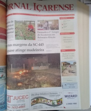 Jornal I&ccedil;arense registra os 24 anos de hist&oacute;ria em I&ccedil;ara