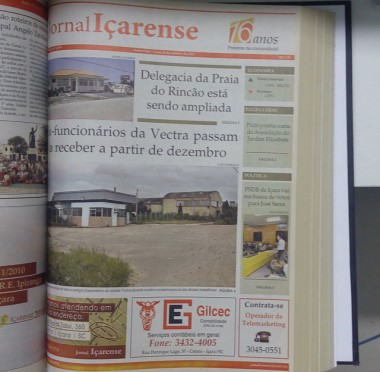 Jornal I&ccedil;arense registra seus 23 anos de hist&oacute;ria em I&ccedil;ara
