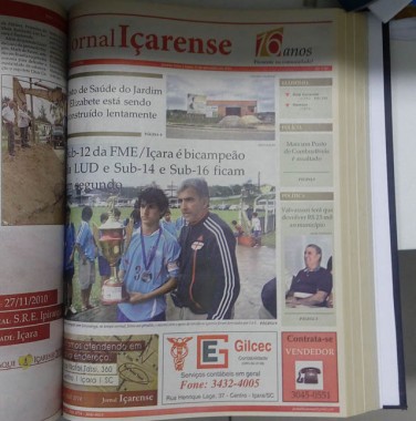Jornal I&ccedil;arense registra seus 23 anos de hist&oacute;ria em I&ccedil;ara