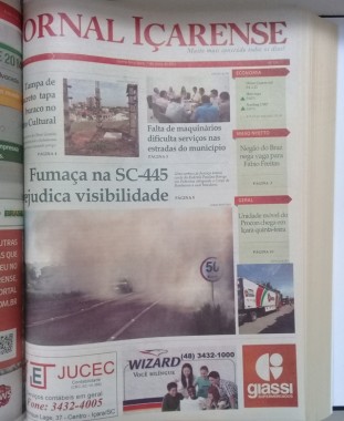 Jornal I&ccedil;arense registra os 24 anos de hist&oacute;ria em I&ccedil;ara