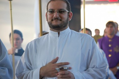Seminarista Samuel se prepara para sua ordena&ccedil;&atilde;o diaconal