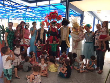 Colônia de Férias da Afasc encerra com participação do Carnavale di Venezia